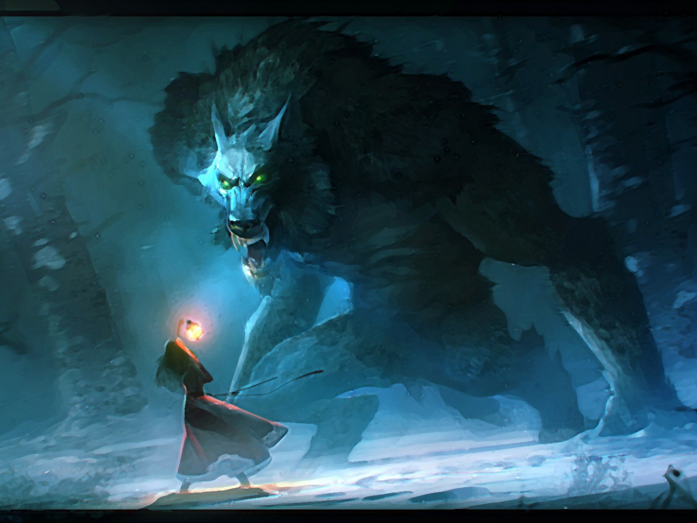 Фантазия с волком