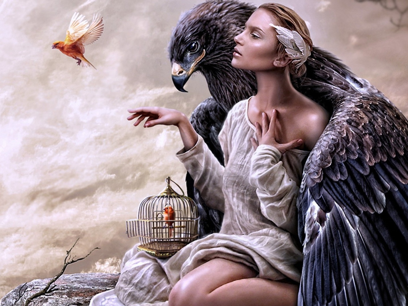 Фантазия с птицами