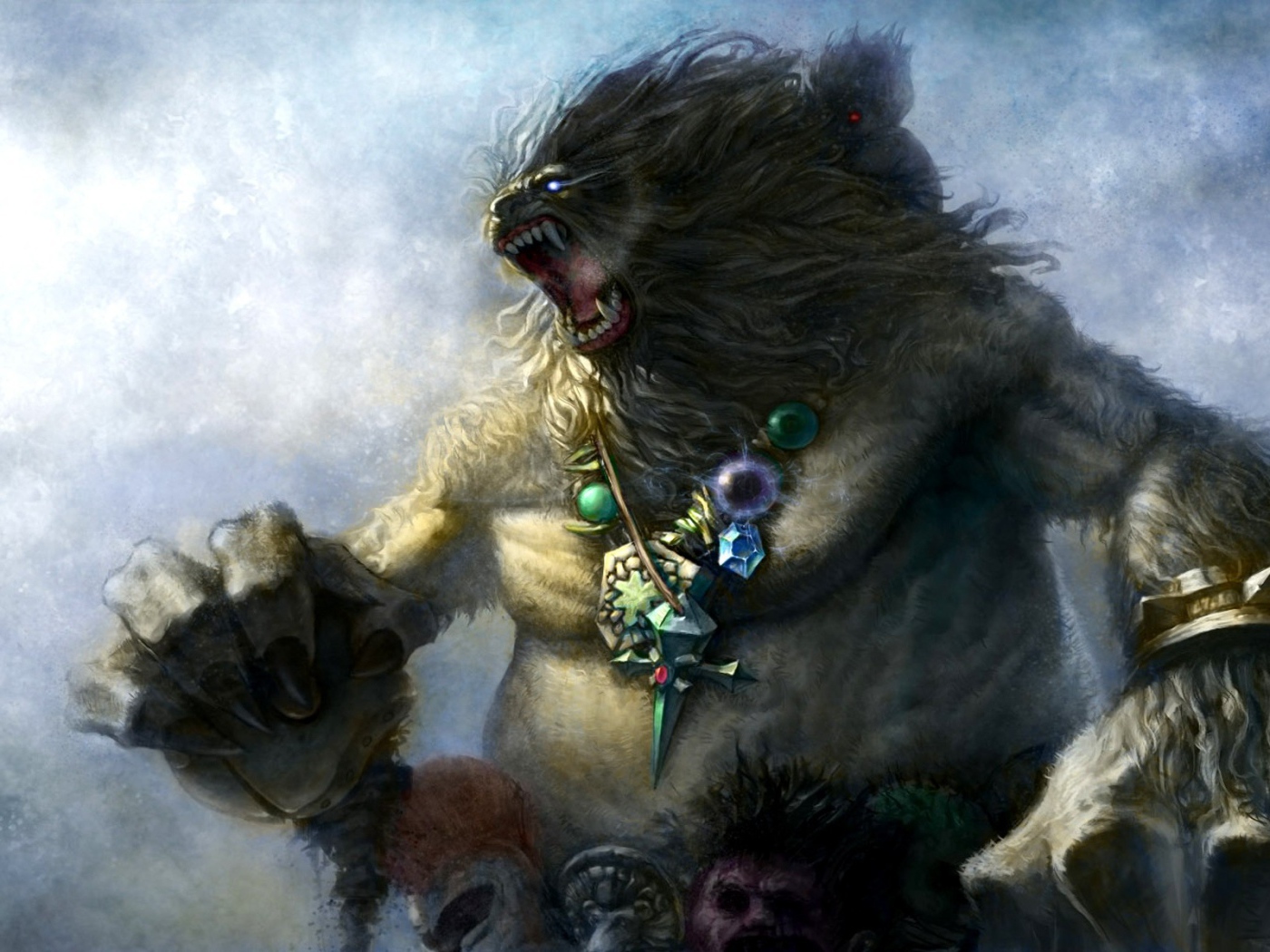 Рычащий монстр