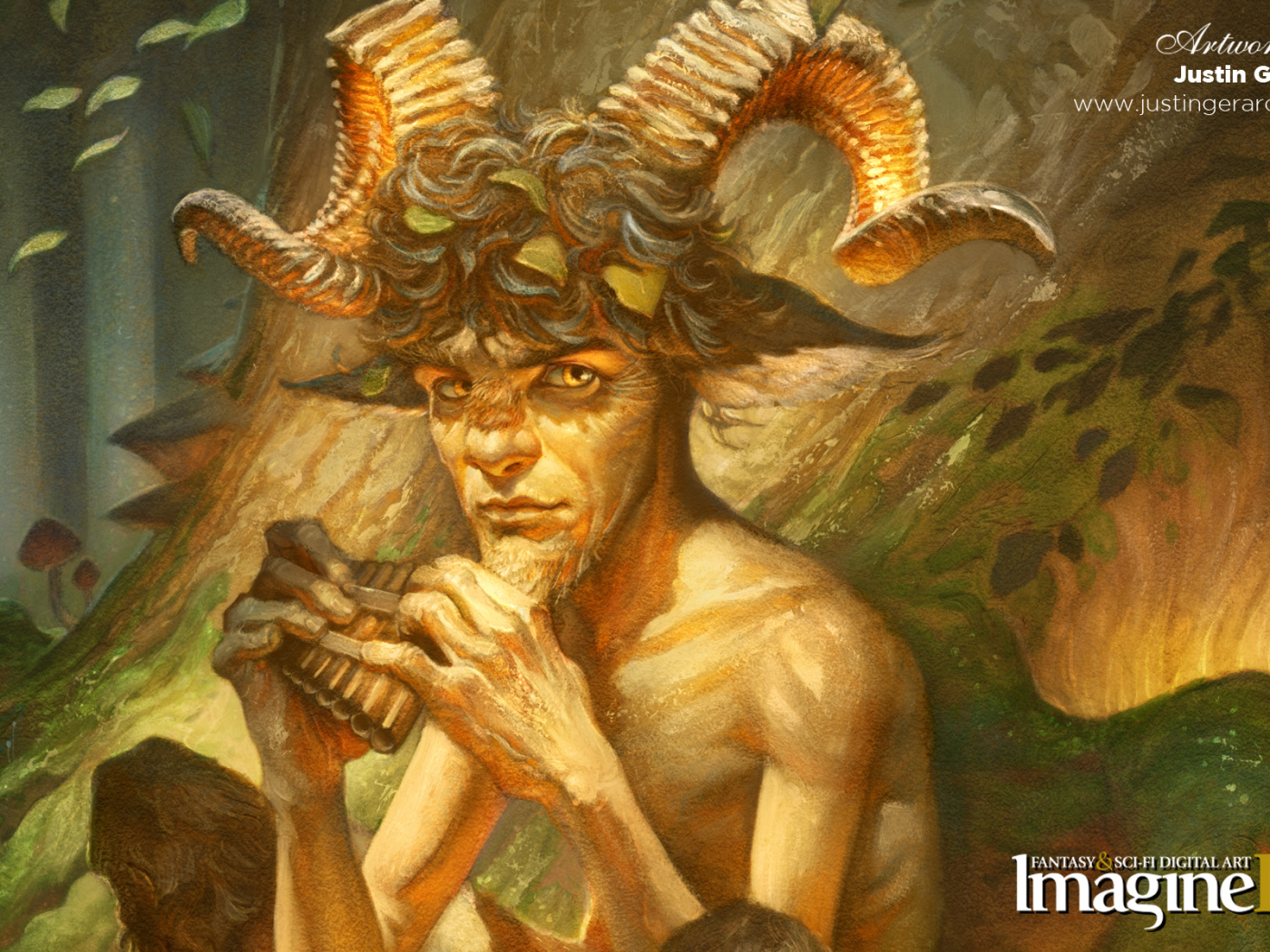 Человек с рогами