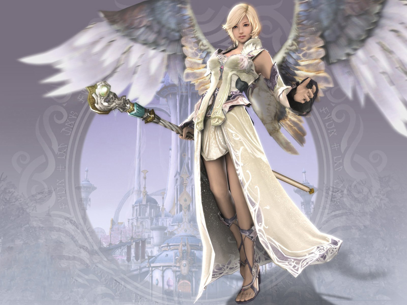 Ангел с жезлом