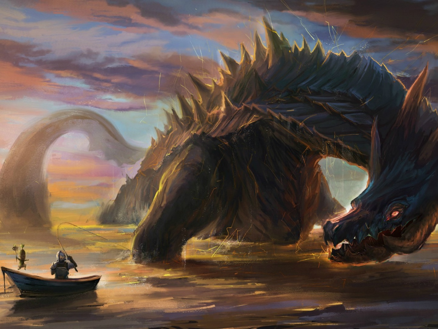 Поймал дракона