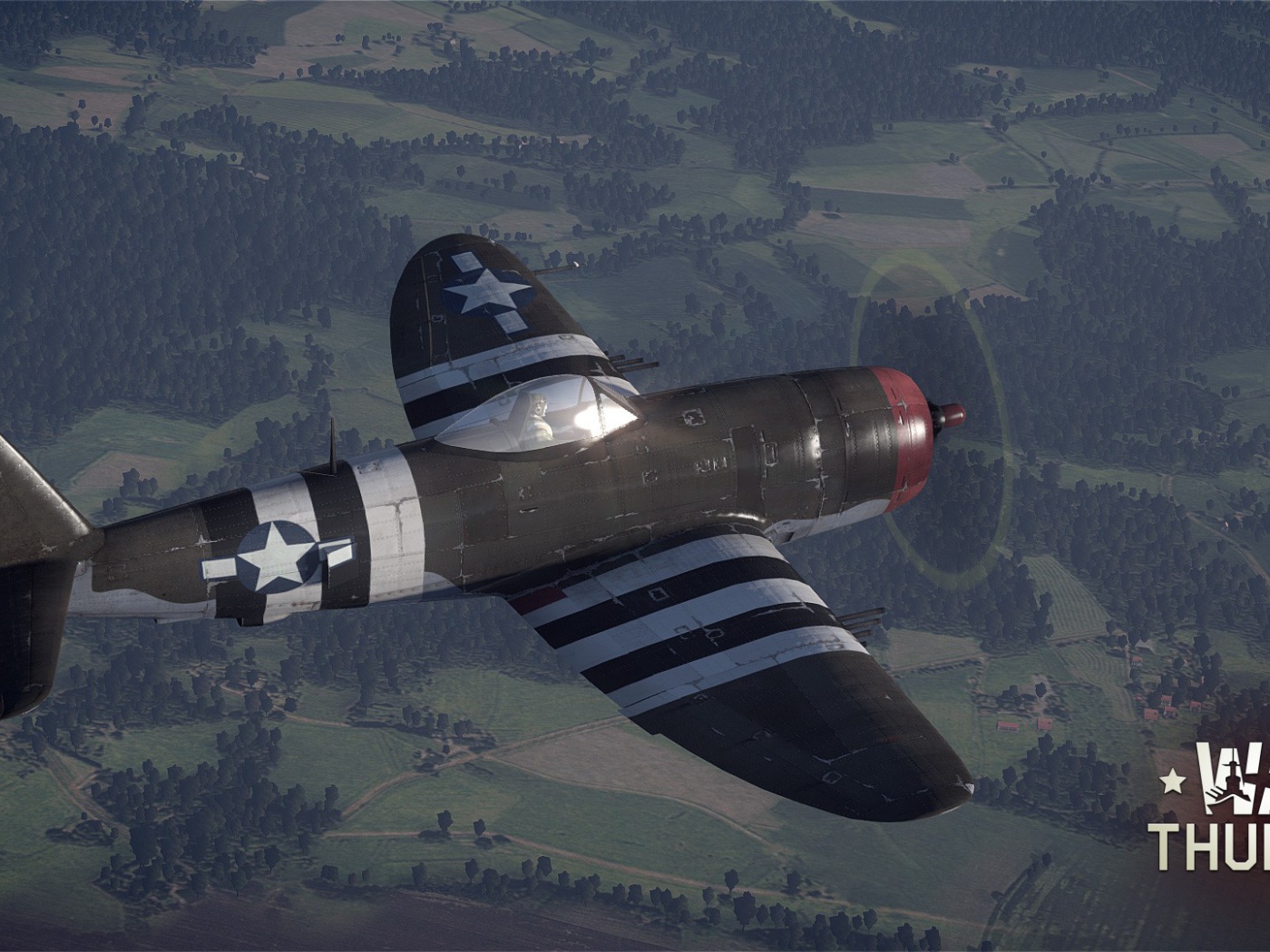 War Thunder американский военный самолет