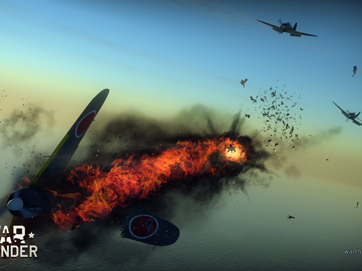 War Thunder взрыв в небесах