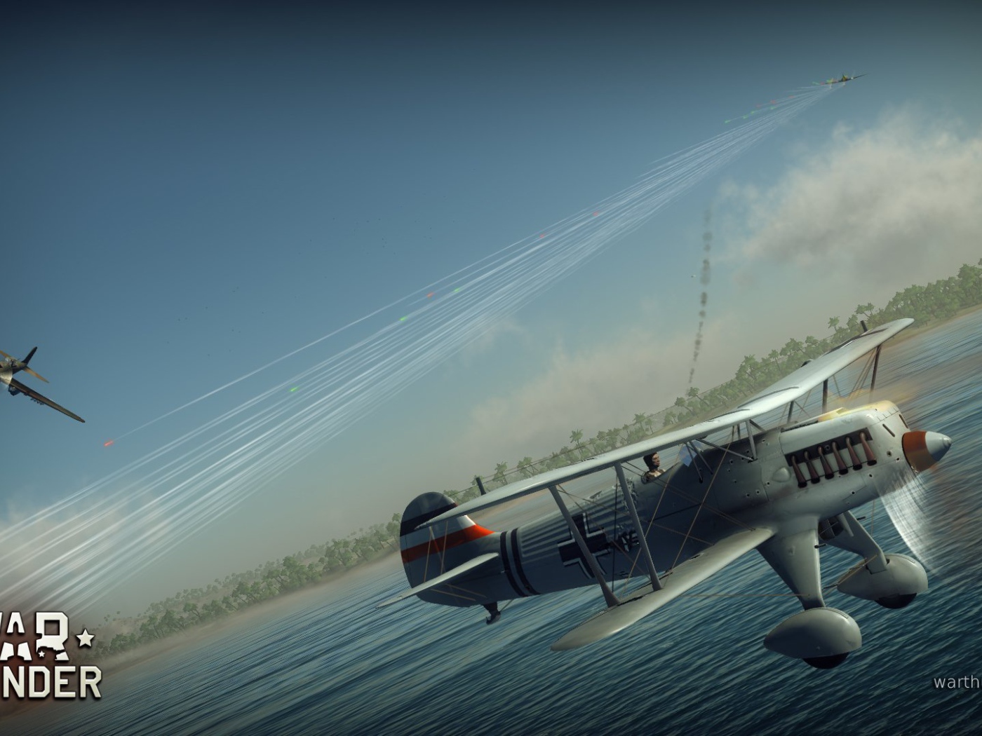 War Thunder Пролет над морем