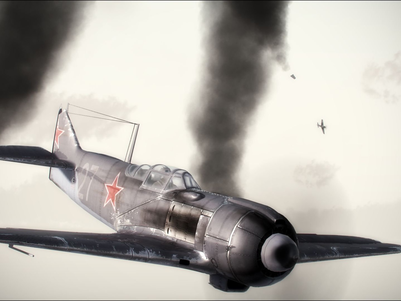 War Thunder самолет поврежден