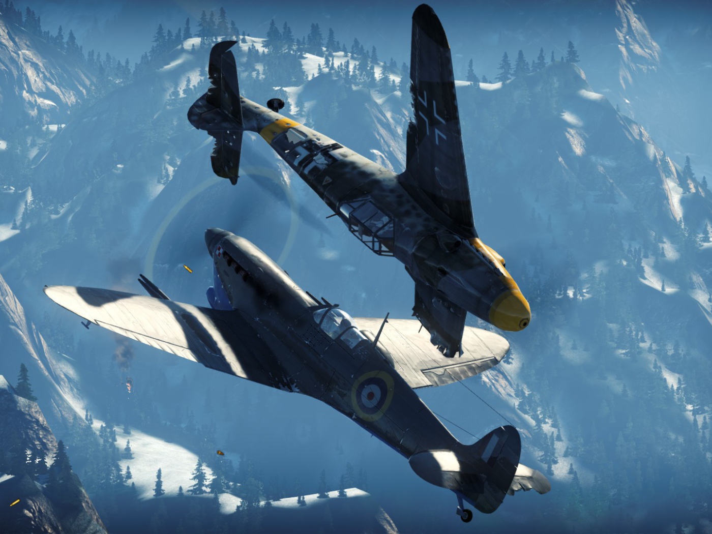 War Thunder самолеты в горах