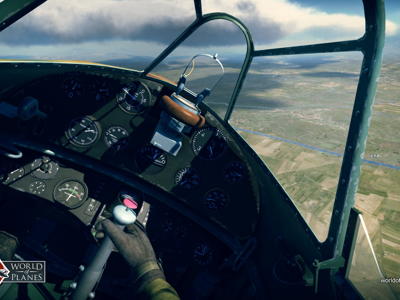 War Thunder кабина самолета