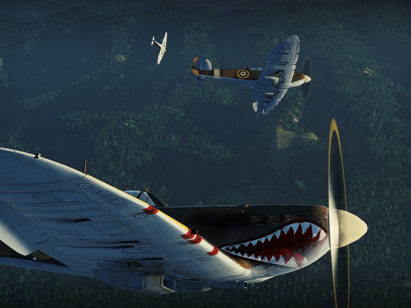 War Thunder самолет с челюстями