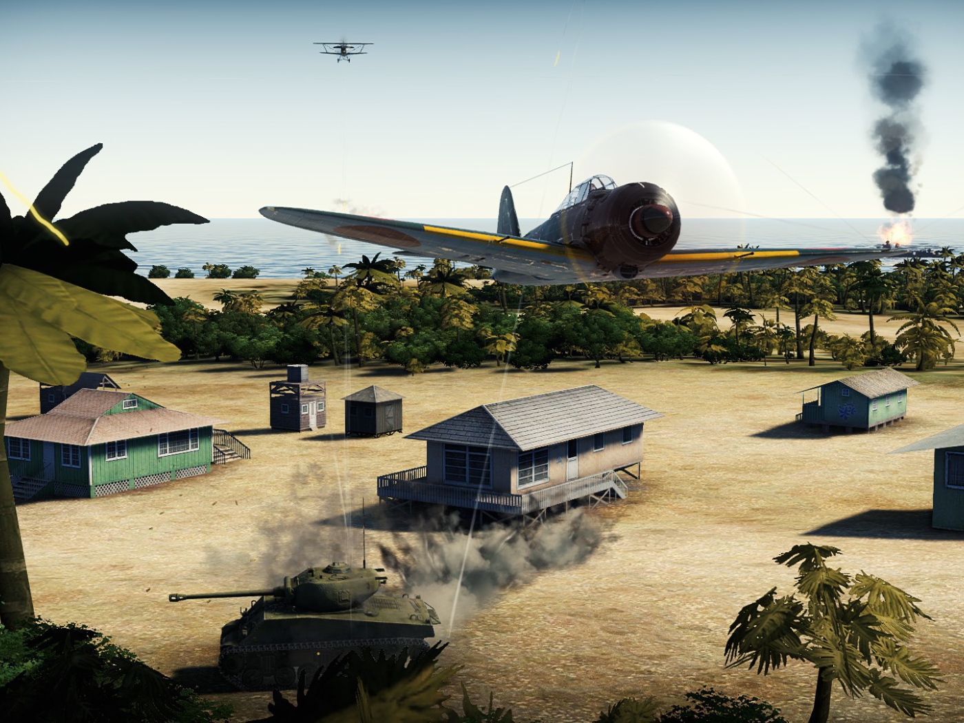 Военный самолет из игры War Thunder