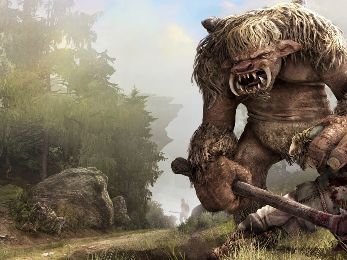 Зубастое чудище из видео игры