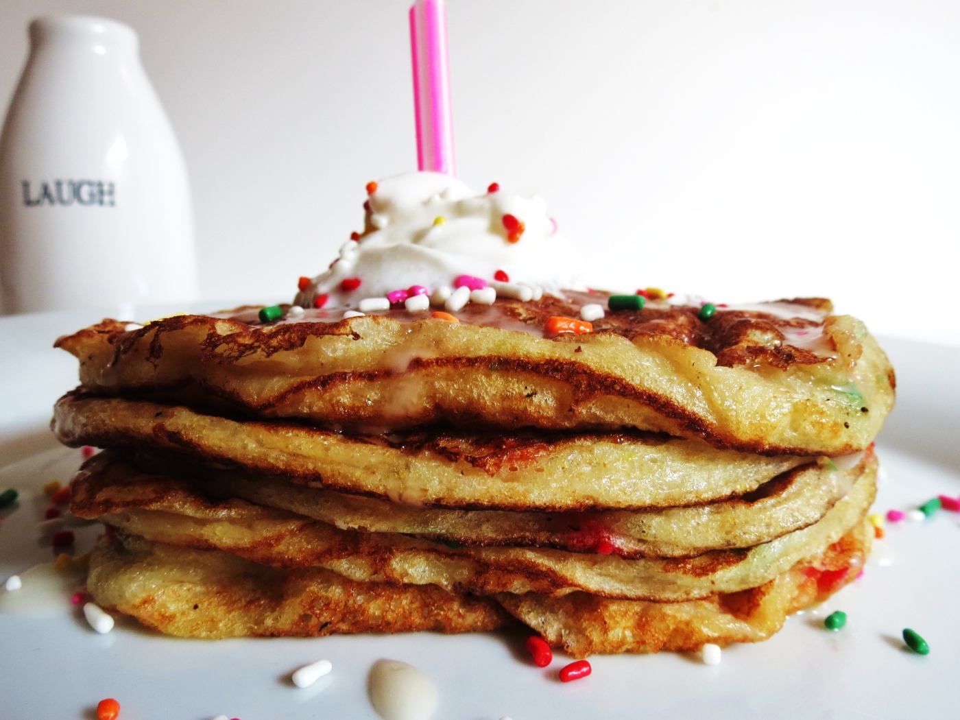 Блинчики с кремом на день рождения