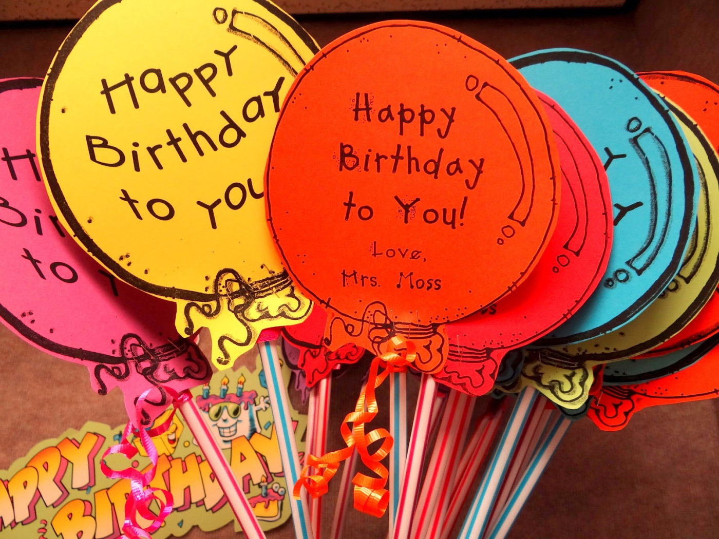 Бумажные шары на день рождения