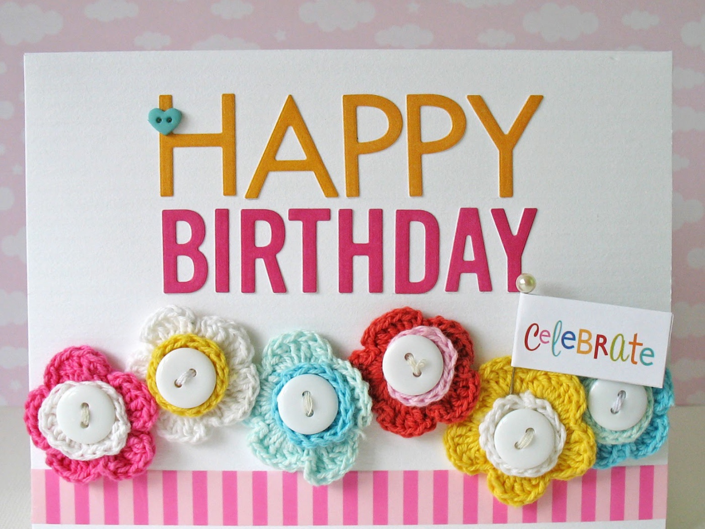 Сладкая открытка на день рождения