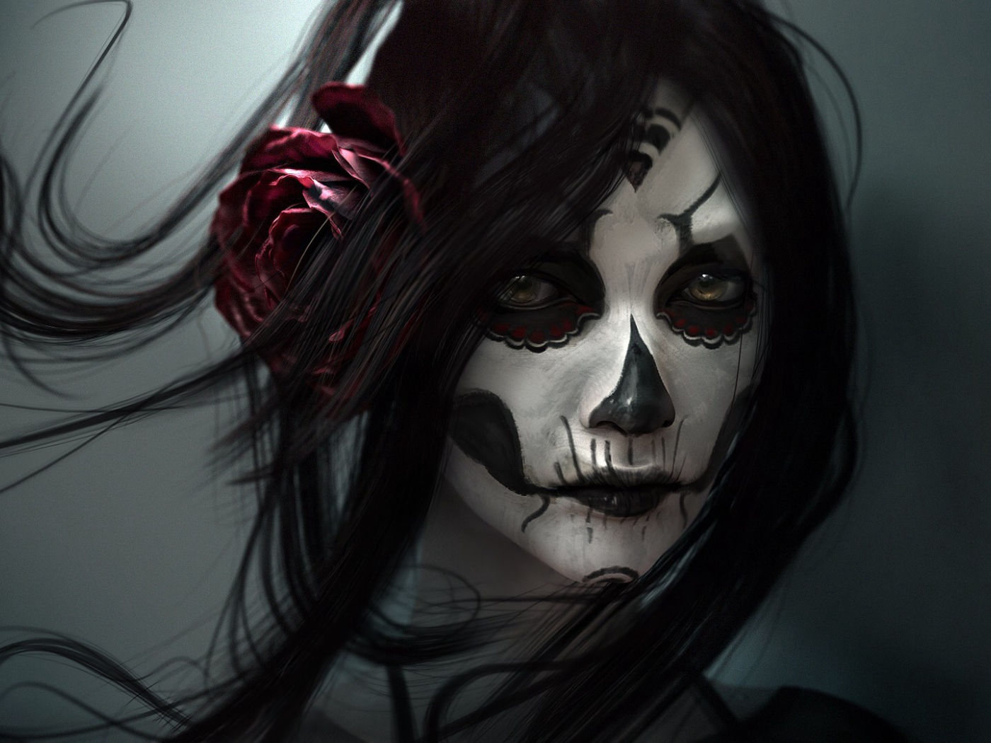 Девушка на Хэллоуин