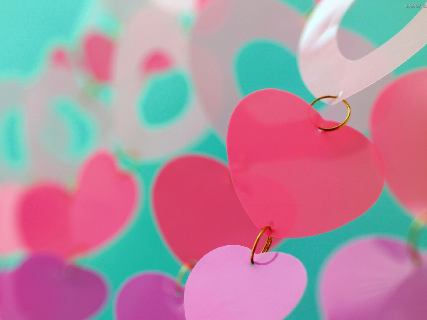 Гирлянда из сердечек