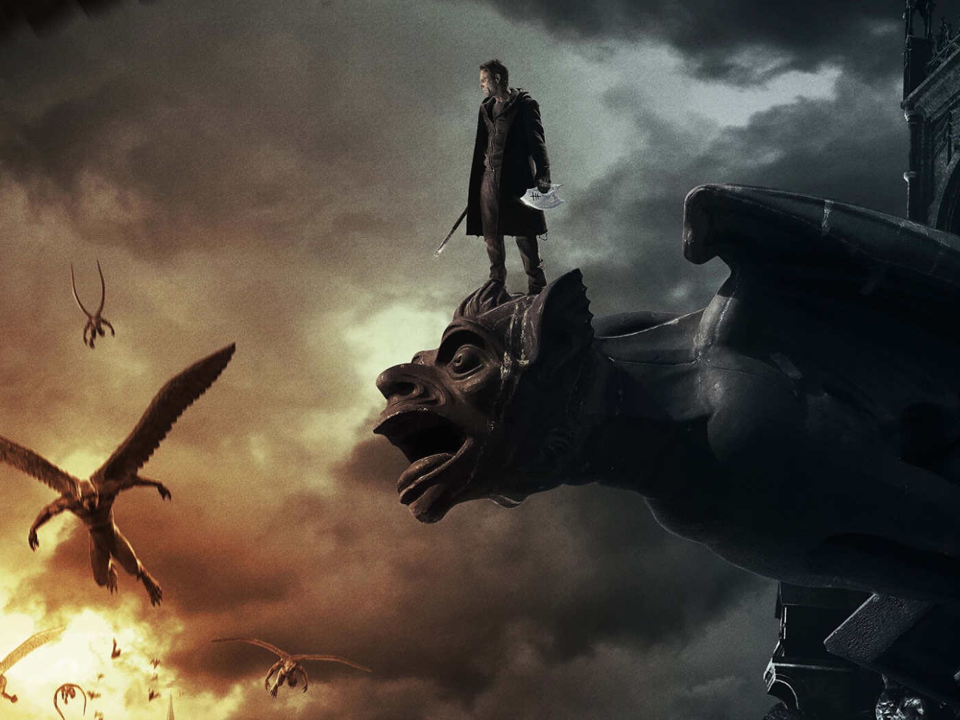 Я, Франкенштейн на крыше