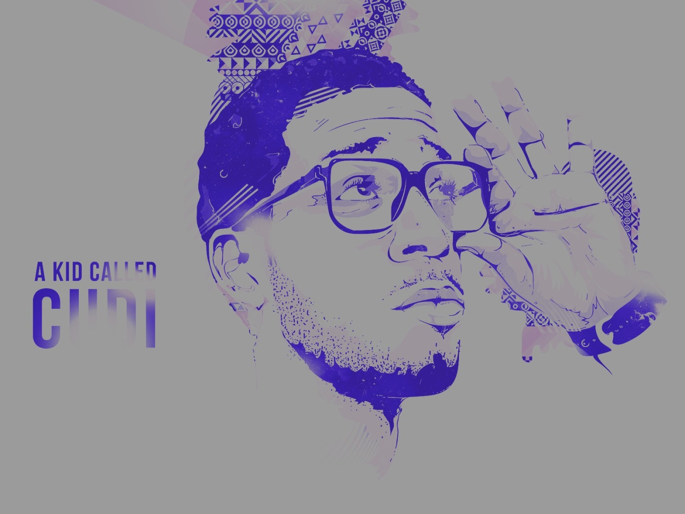 Kid Cudi в фиолетовом