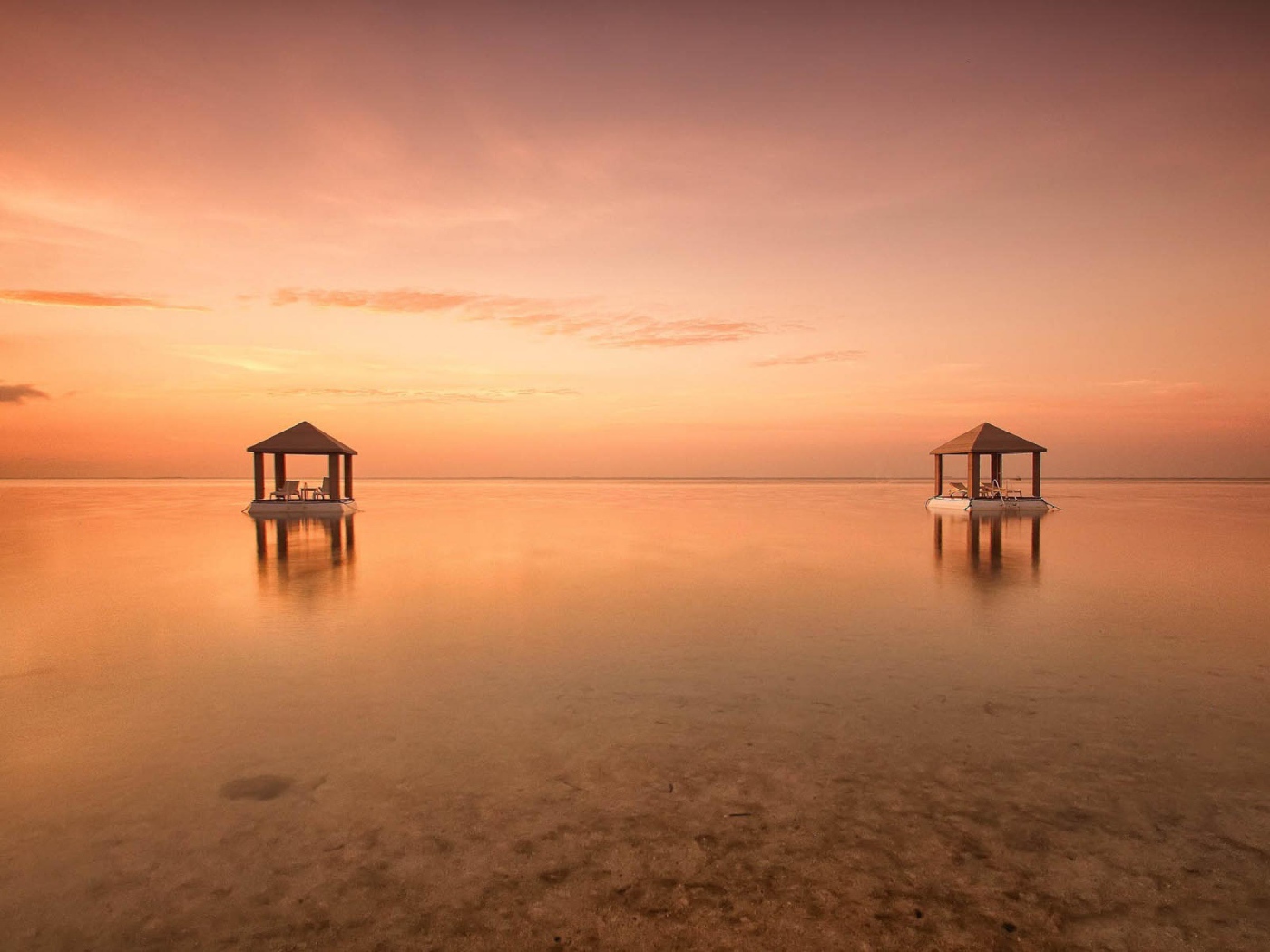 Розовый закат