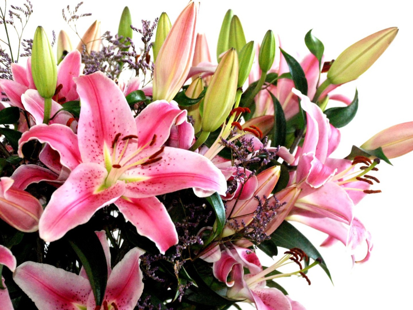 Букет лилий