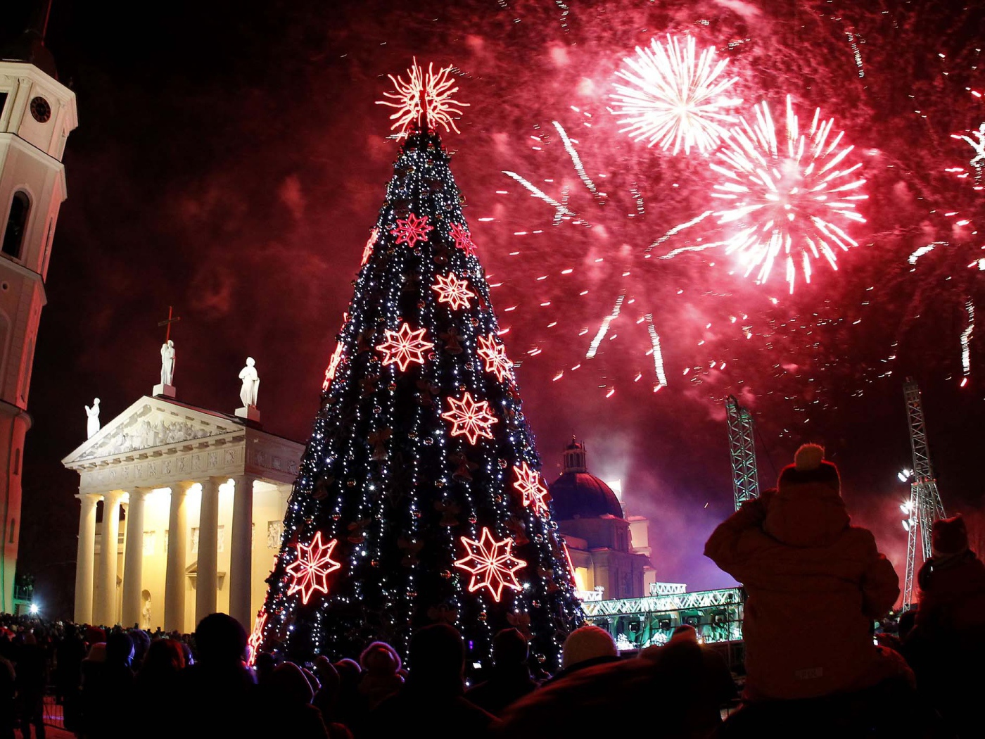 Новогодняя елка в Вильнюсе 2014