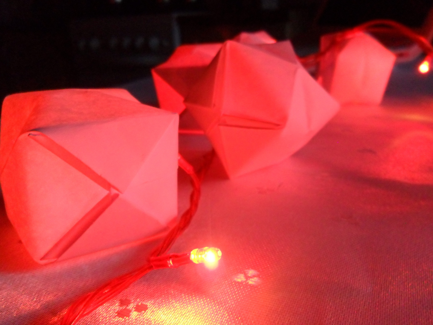 Оригами гирлянда