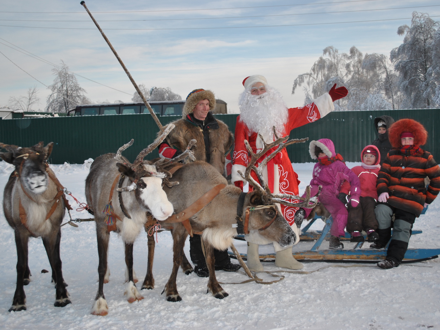 B гости к деду морозу