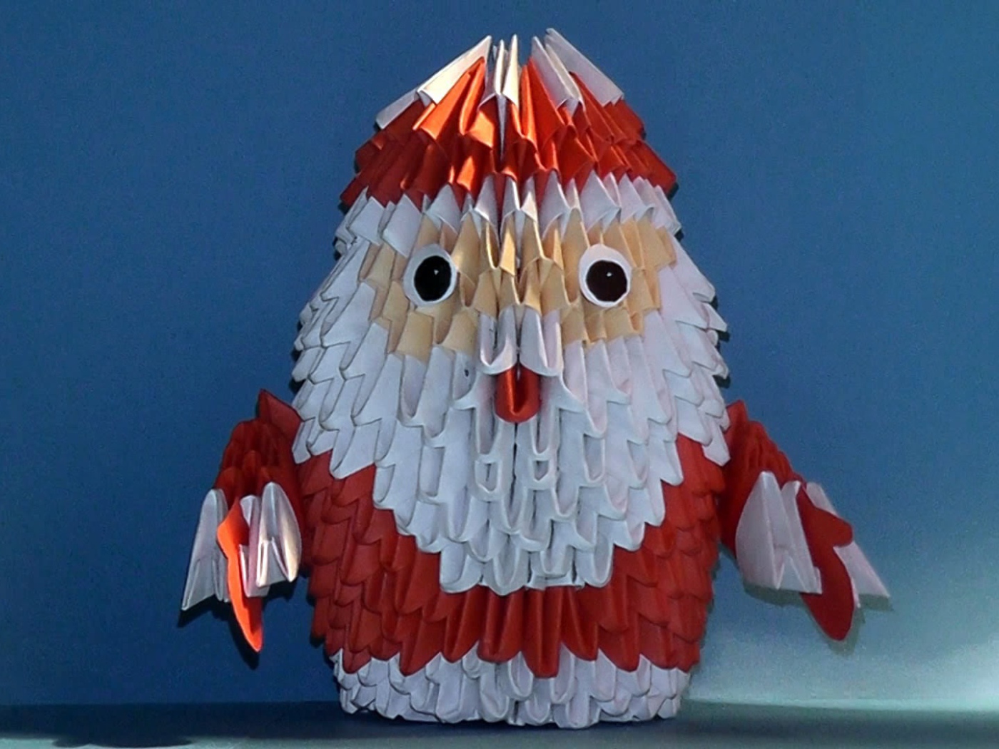 Oригами дед мороз