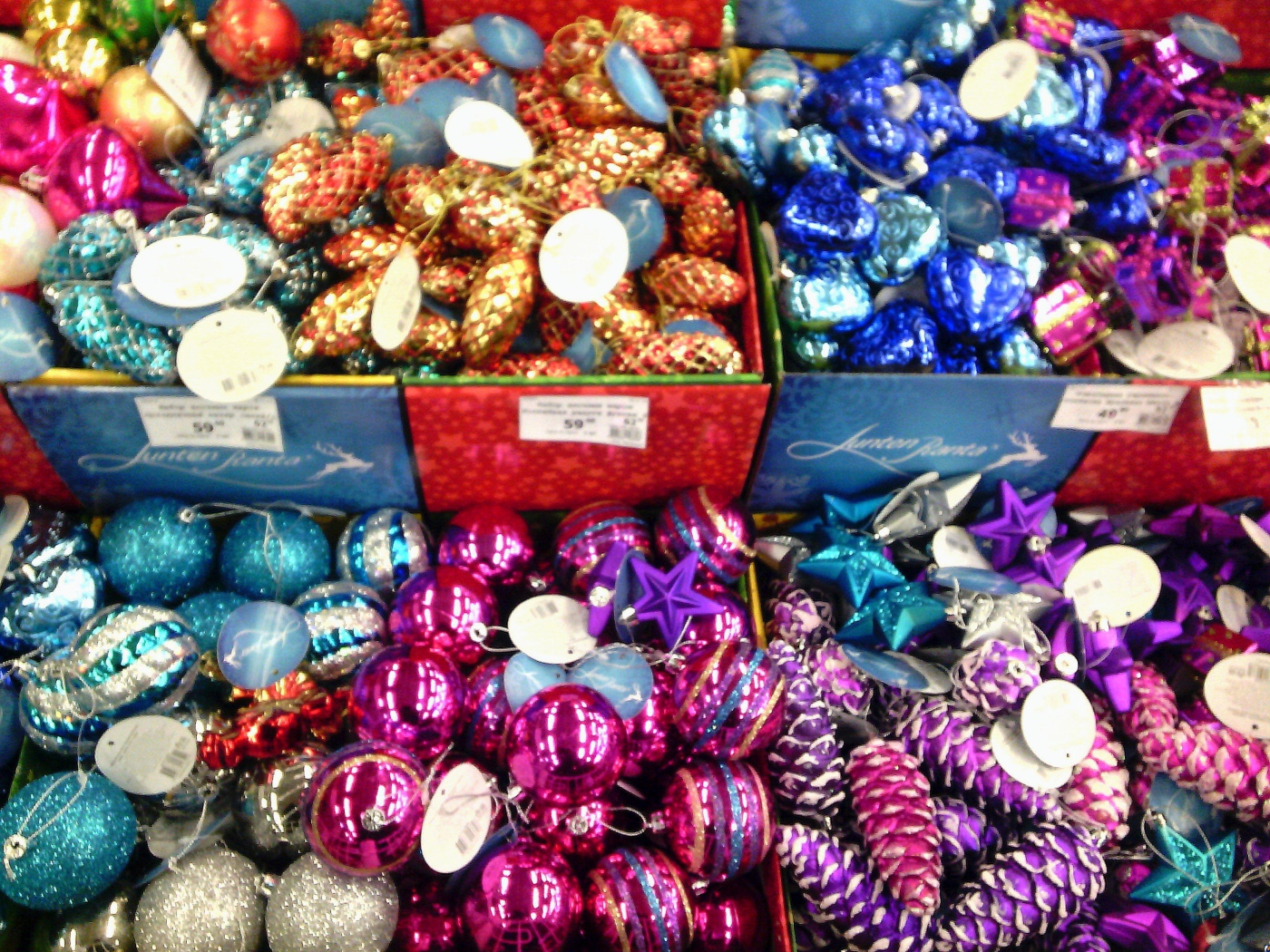 Hабор елочных игрушек