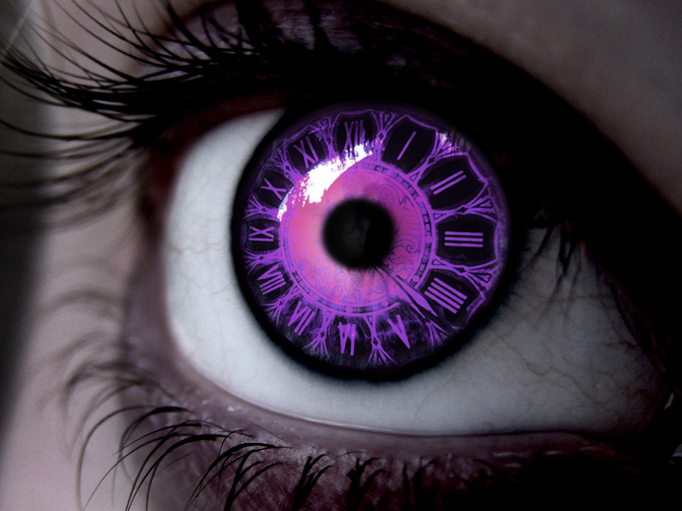 Глаз циферблат часов