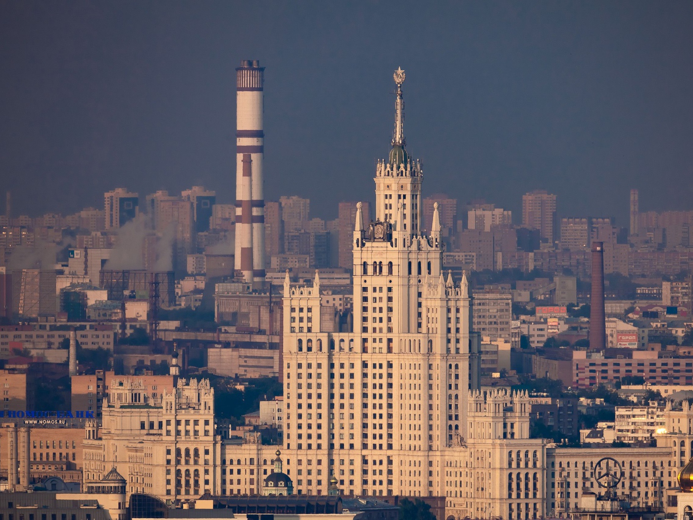 Удивительный пейзаж Москвы
