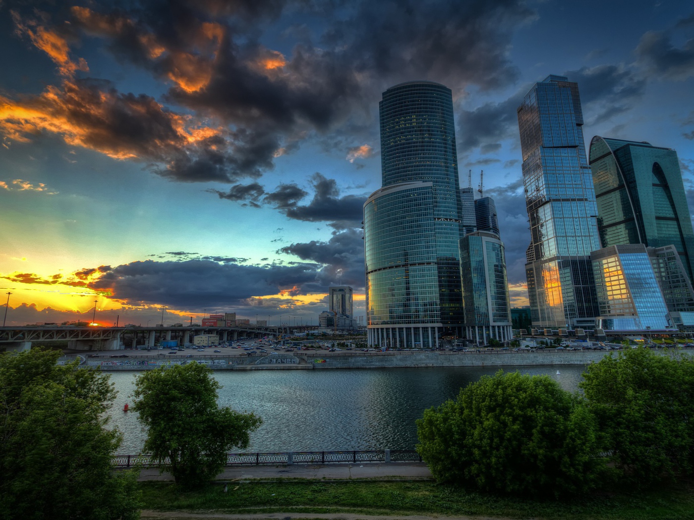 Москва под облаками