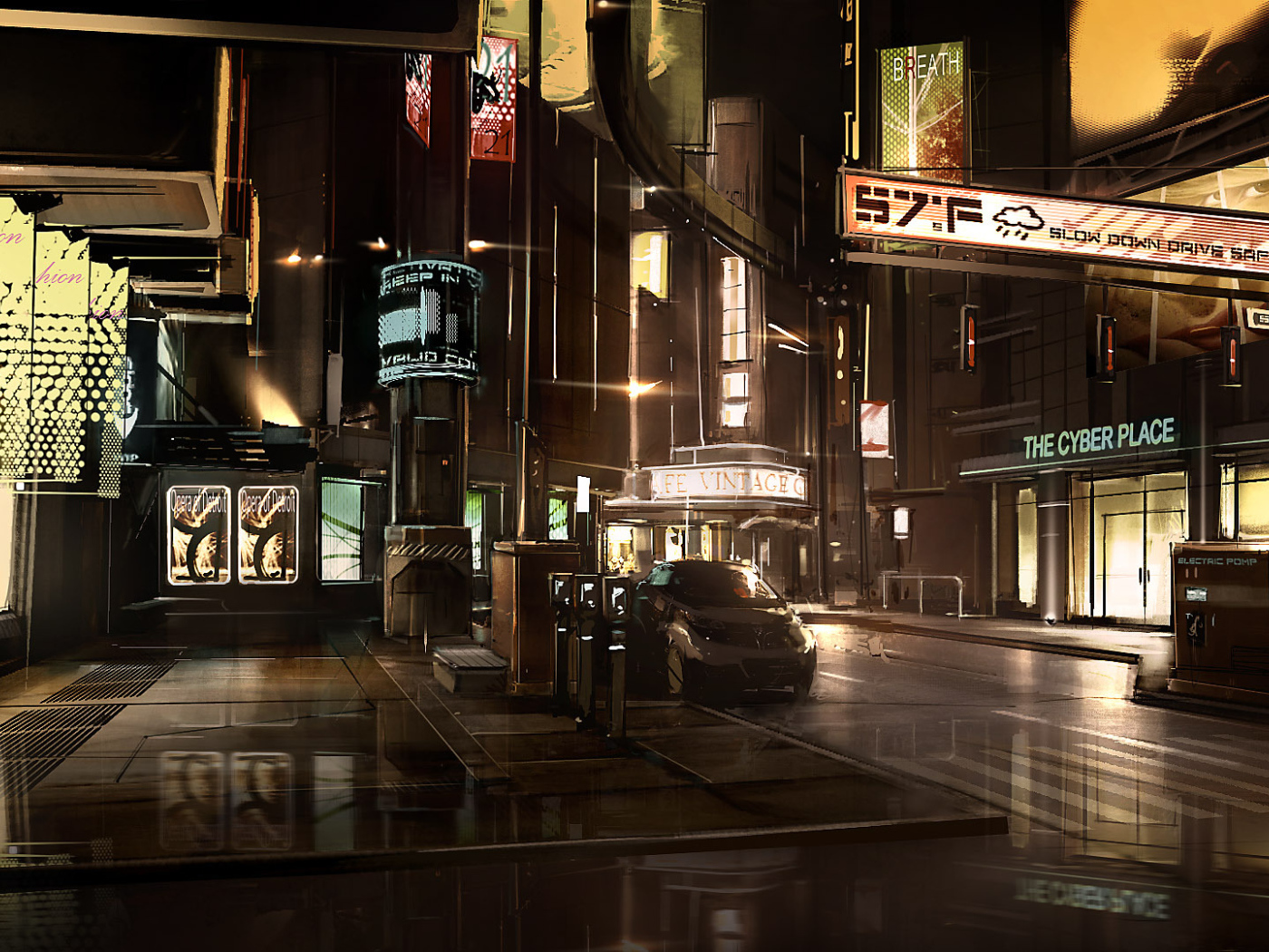 Deus Ex: Human Revolution: the street