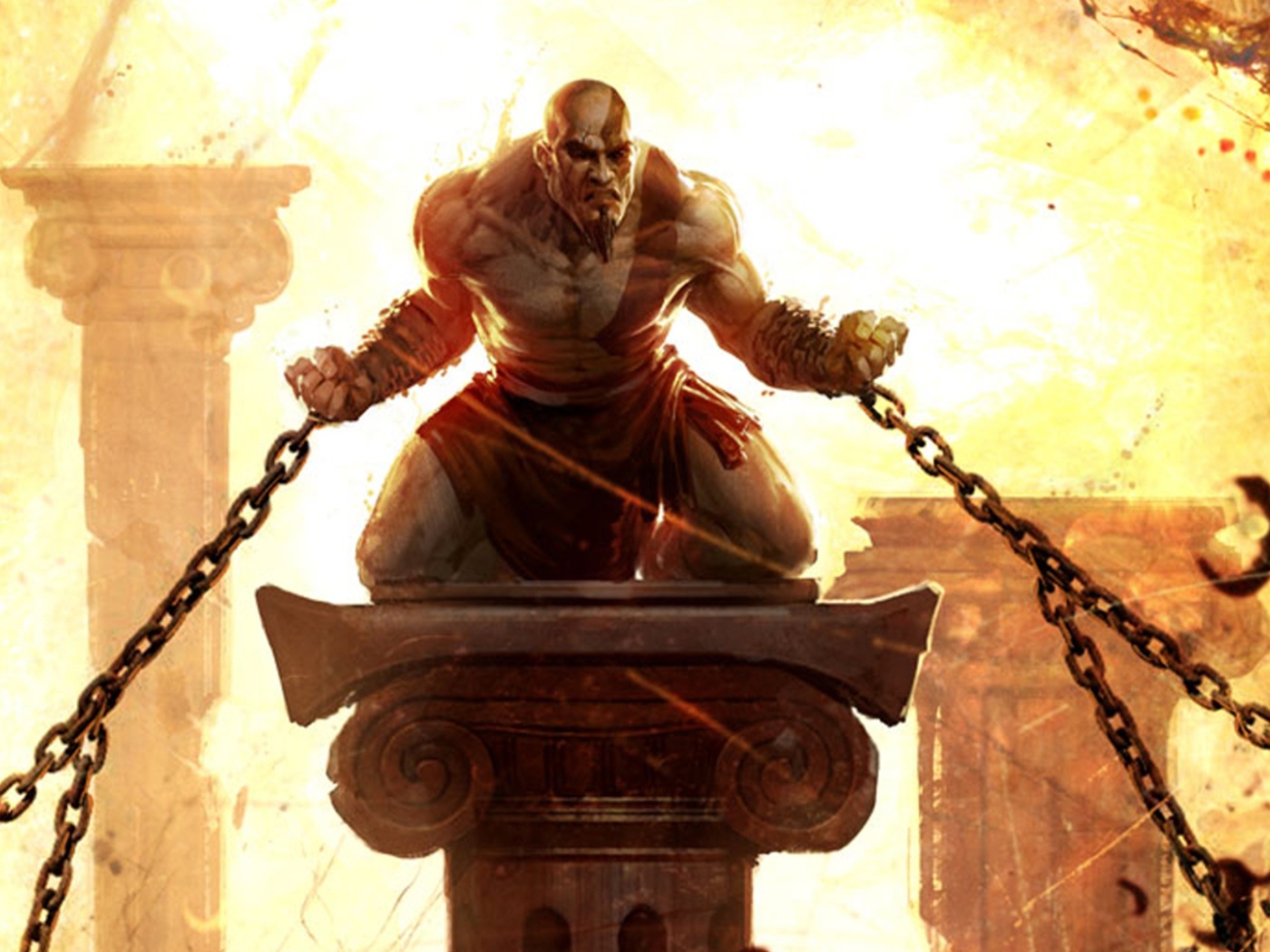 God of War: Ascension: герой в цепях