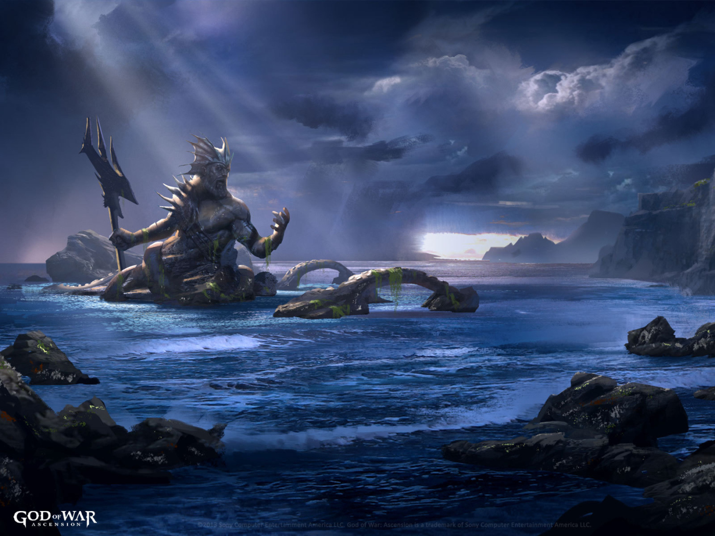 God of War: Ascension: морское чудовище