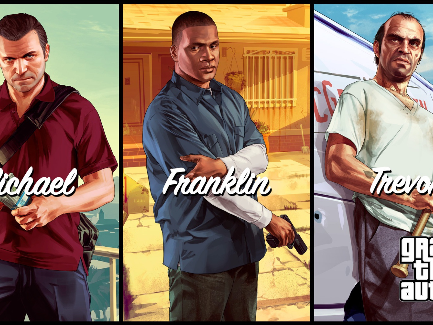 Grand Theft Auto V все герои