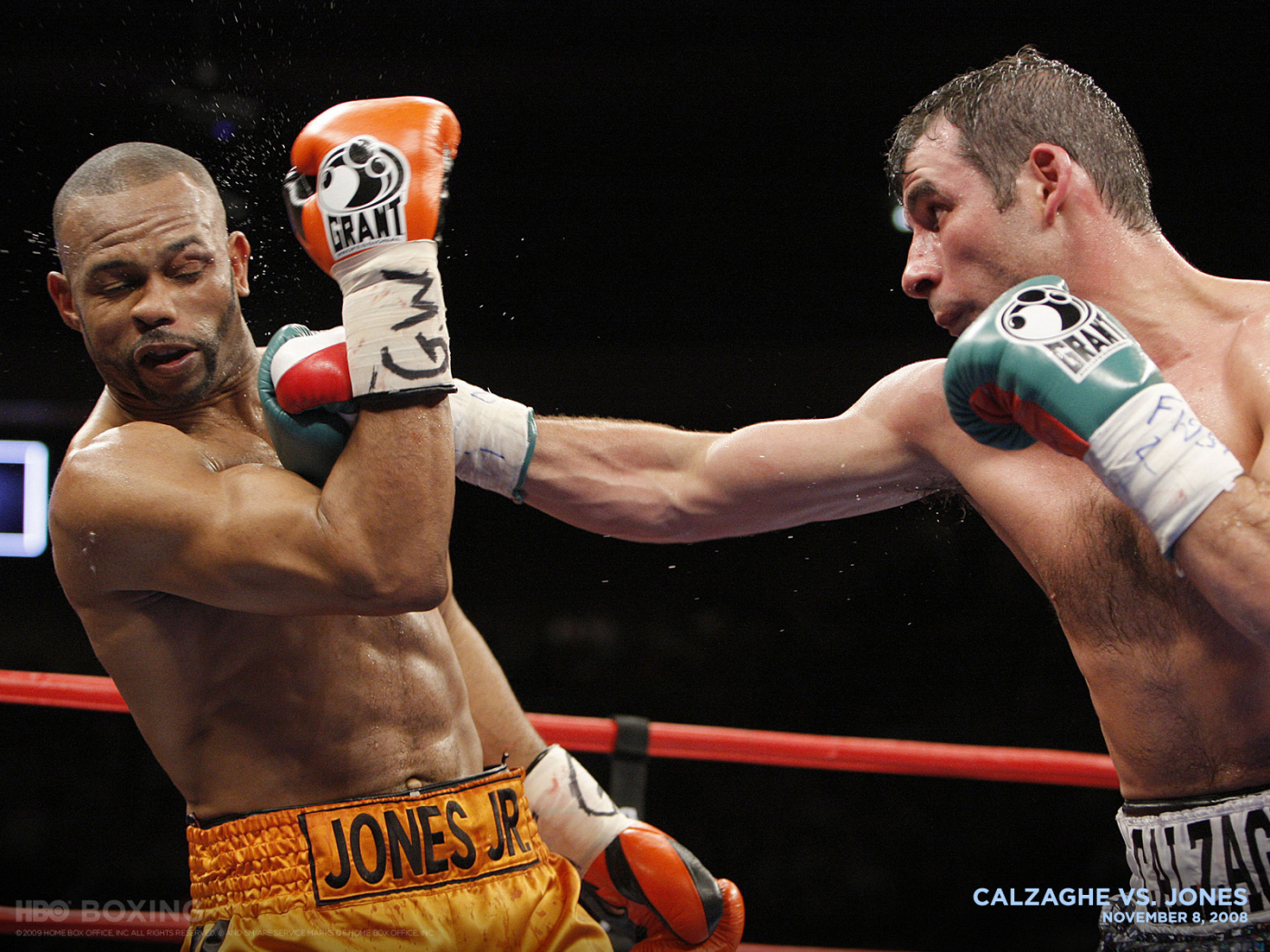 Джо Кальзаге сокрушительный удар