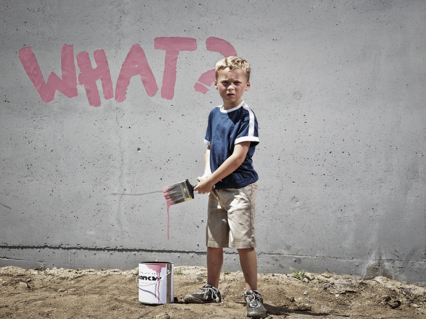 Уличный художник ребёнок