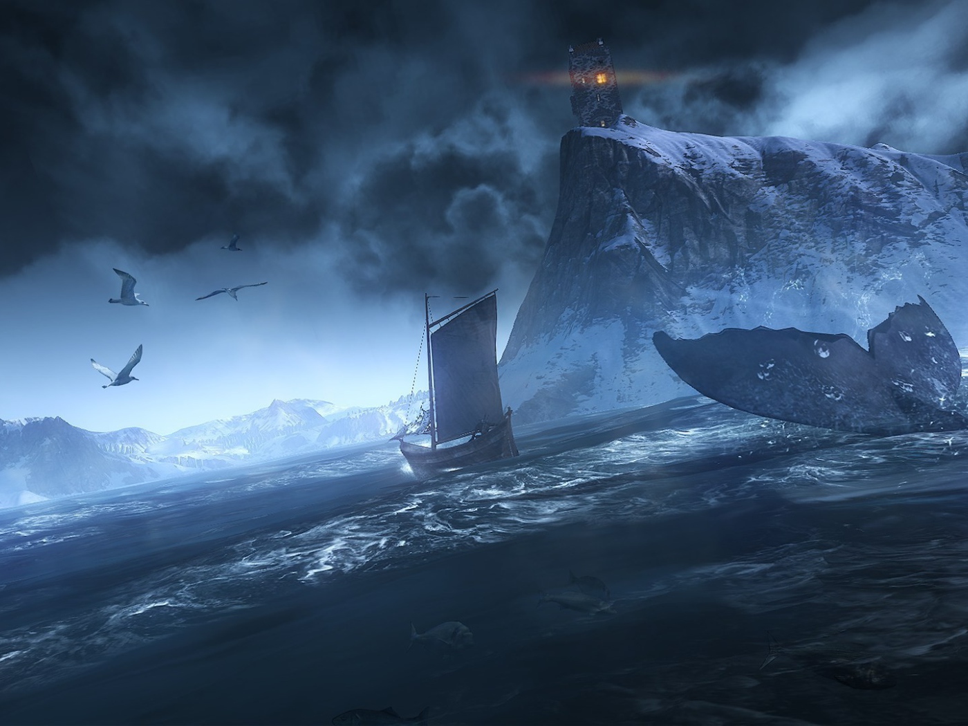 The Witcher 3: Wild Hunt: море