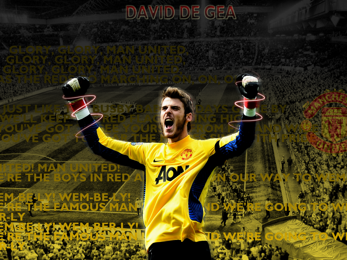 The best goalkeeper of Manchester United David De Gea