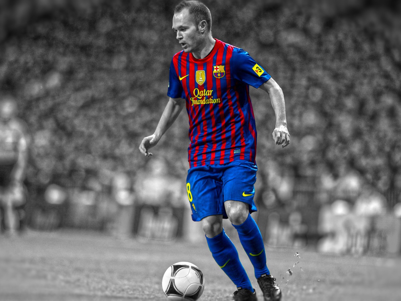 Лучший полузащитник Барселоны Андрес Иньеста