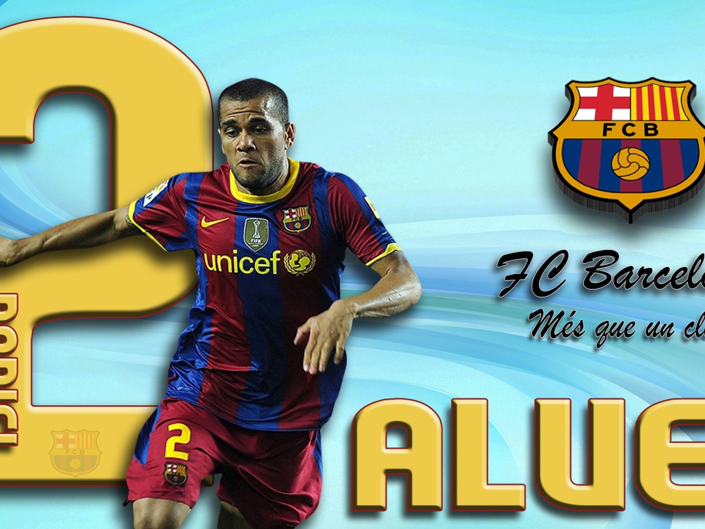 Футболист Барселоны Даниэл Алвес