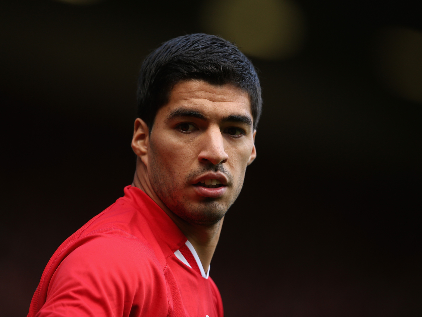 Футболист Ливерпуля Луис Суарес крупным планом