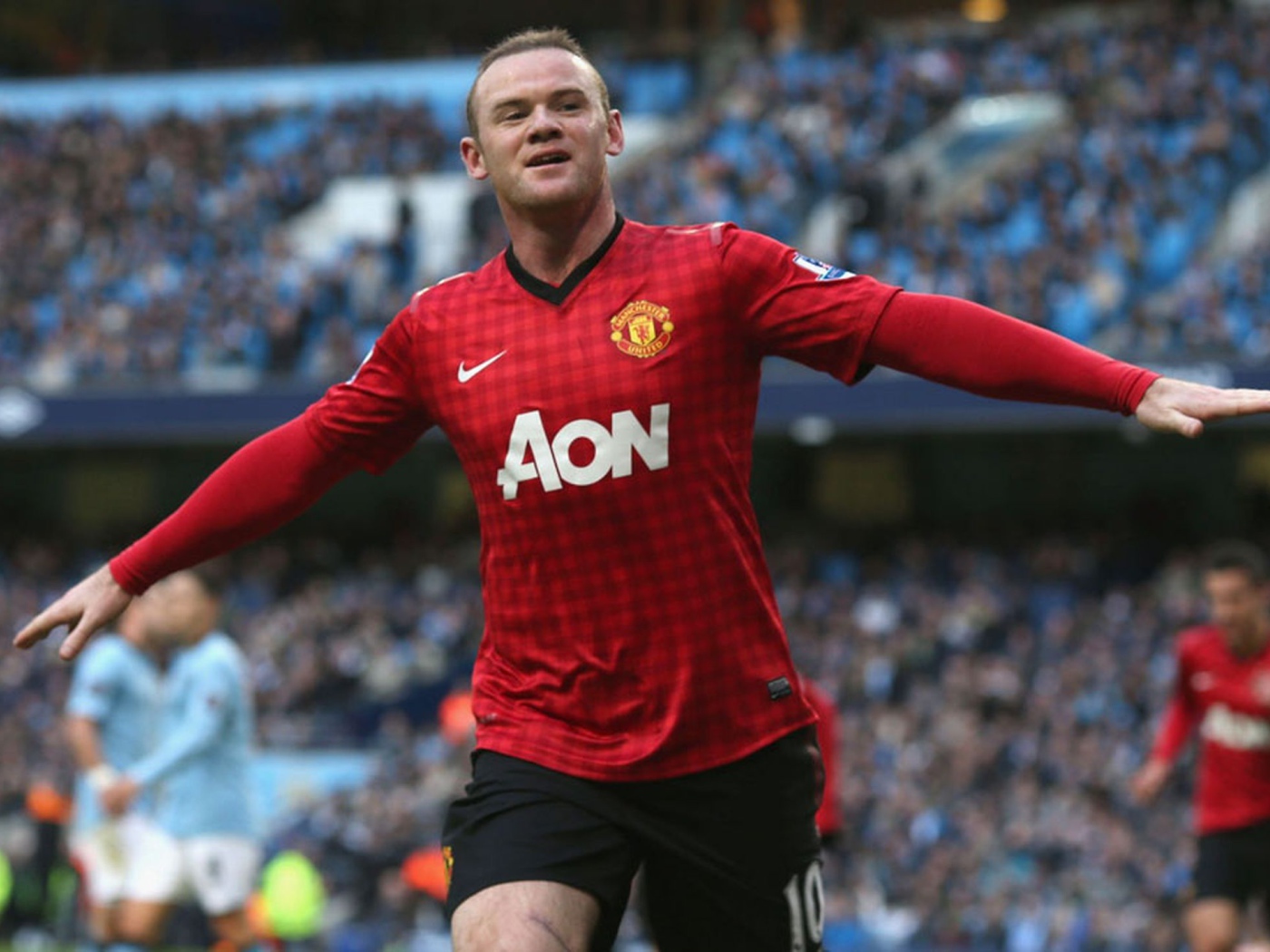 The forward of Manchester United Wayne Rooney