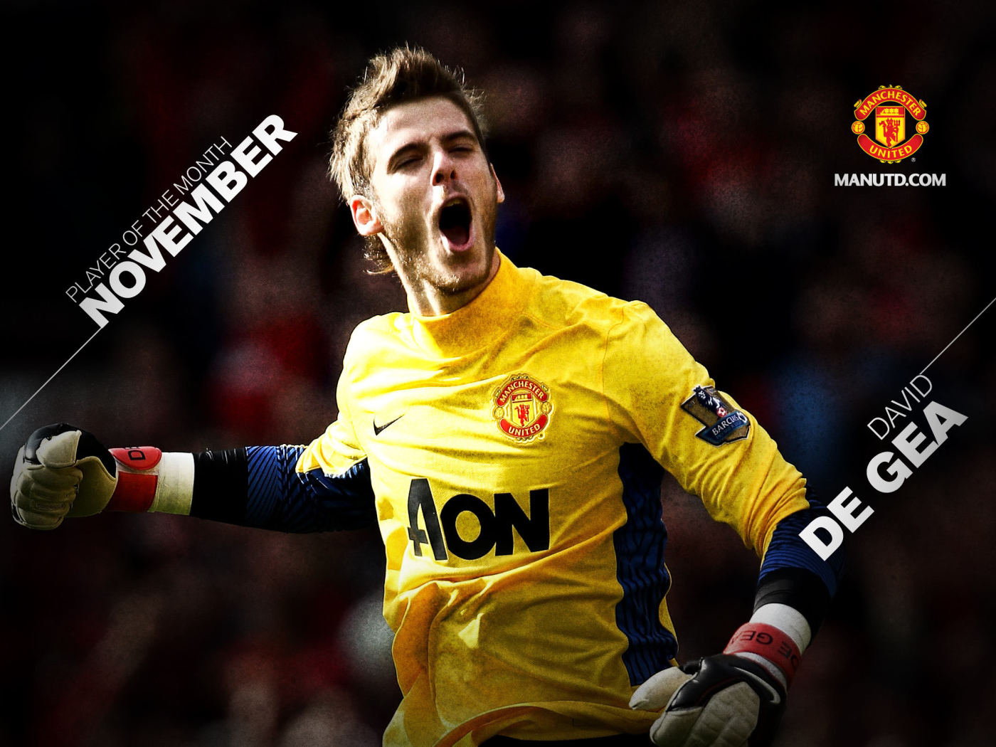  Голкипер Манчестер Юнайтед Давид Де Хеа является лучшим игроком ноября