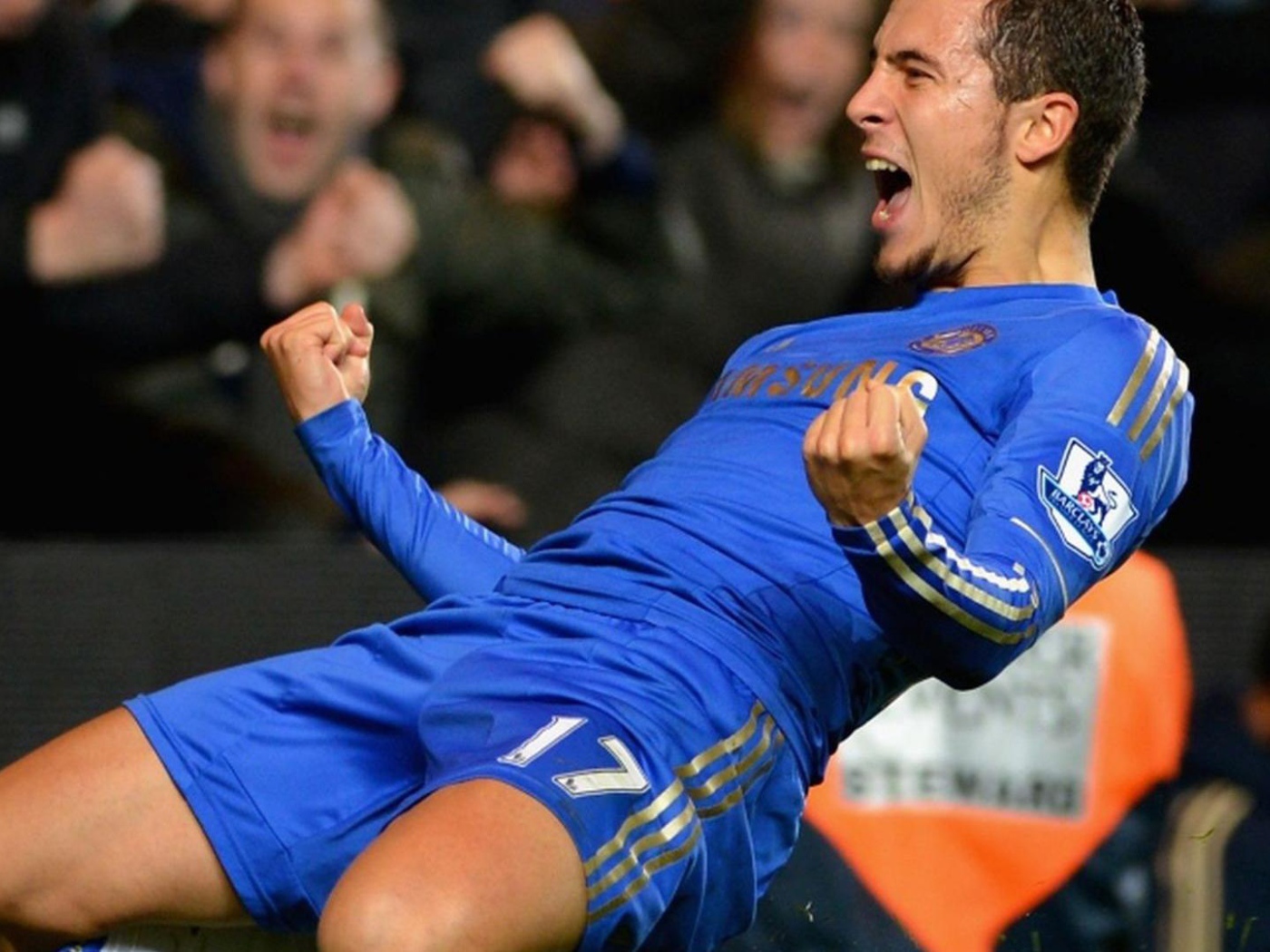  Незаменимый футболист Челси Эден Азар положительные эмоции