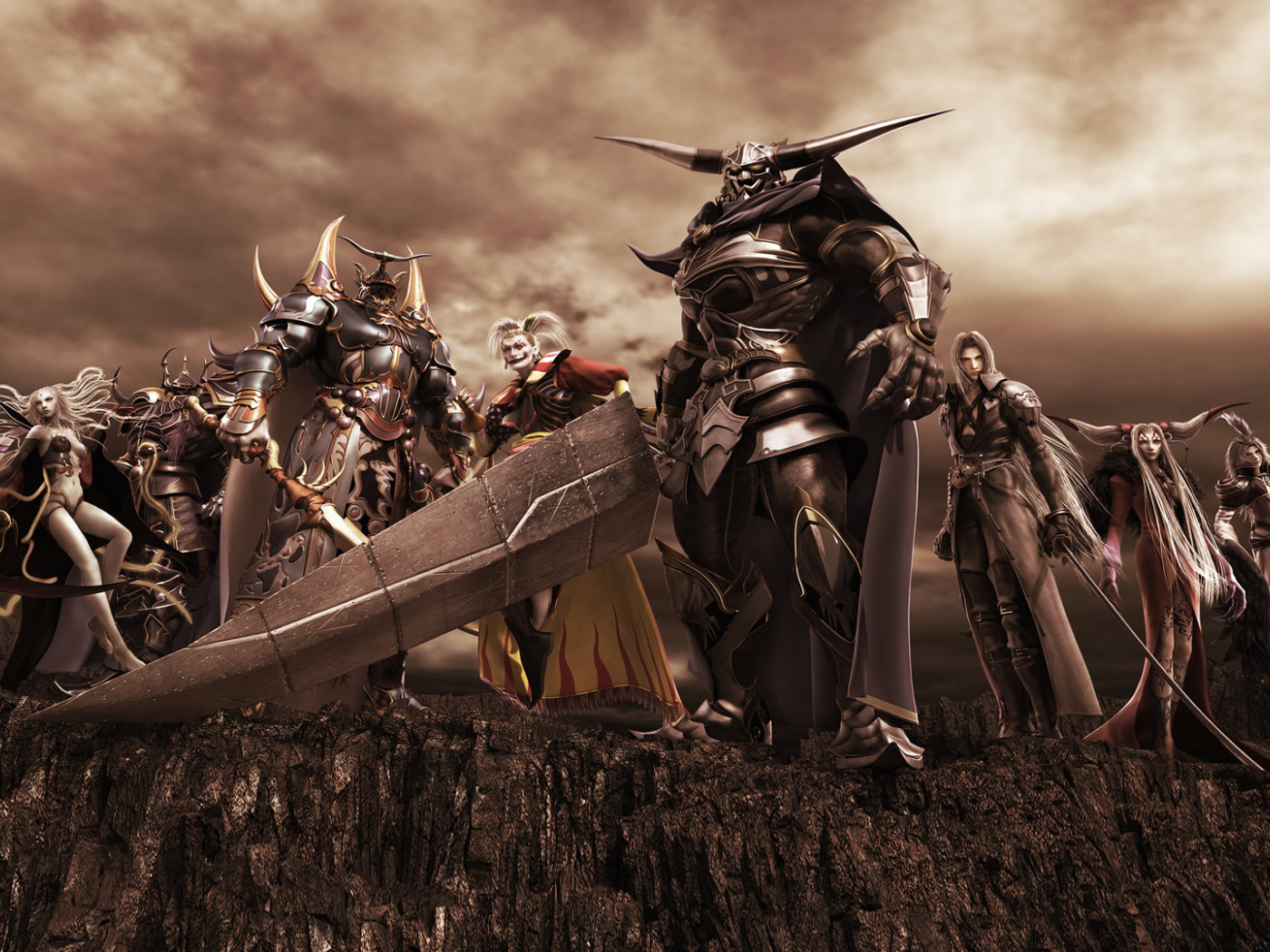 Главные герои игры Final Fantasy xv