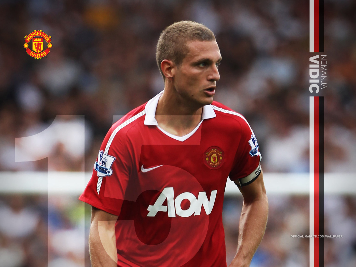 Основной защитник Манчестер Юнайтед Неманья Видич