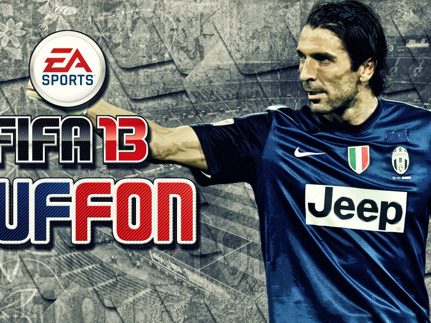 Игрок Ювентуса Джанлуиджи Буффон игра FIFA 2013