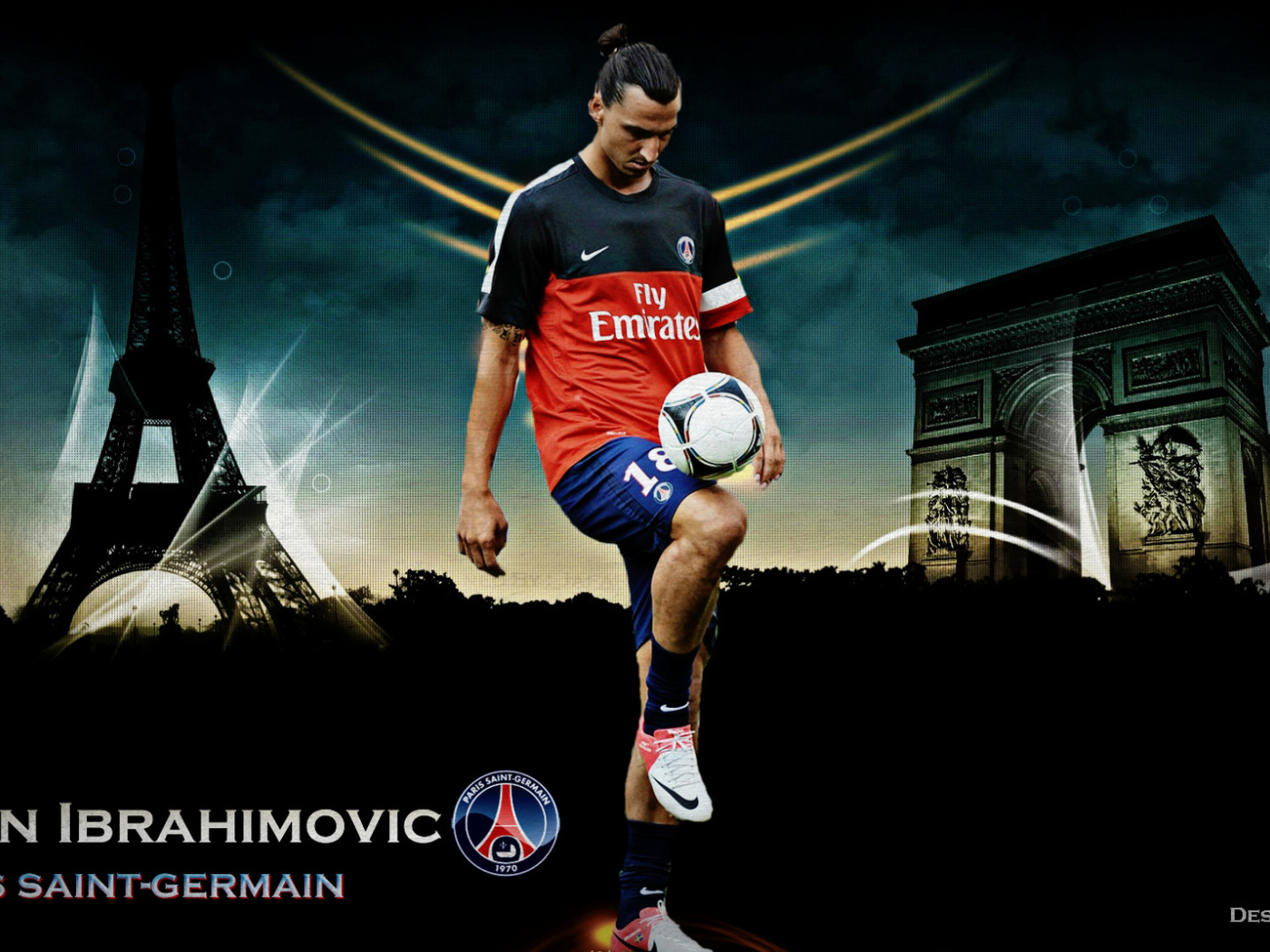 Игрок из ПСЖ Златан Ибрагимович гордость Парижа